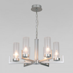 Подвесная люстра Eurosvet 60133/6 серебро Arganie