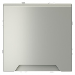 Розетка встраиваемая S70 с заземлением и защитными шторками и крышкой 16А VOLTUM VLS040305 сталь