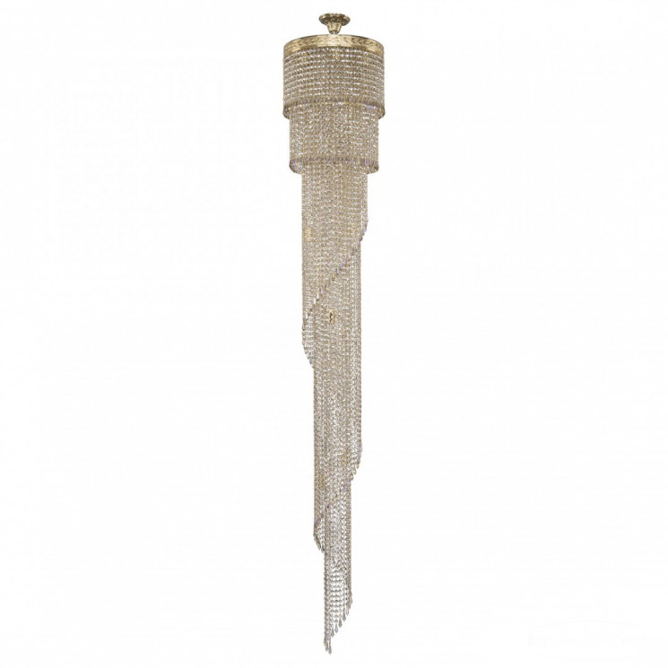 Каскадная хрустальная люстра Bohemia Ivele Crystal 83111/40IV-250 G R801 D400 H2500