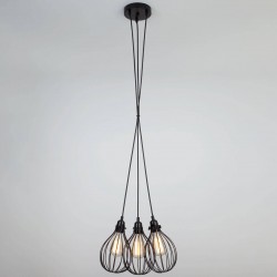 Подвесная люстра Eurosvet Moll 50059/3 черный