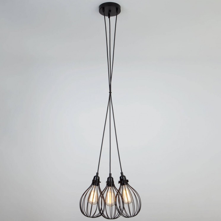 Подвесная люстра Eurosvet Moll 50059/3 черный