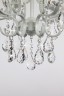 Подвесной светильник  Eurosvet Blossom 10077/8 глянцевый белый/прозрачный хрусталь Strotskis