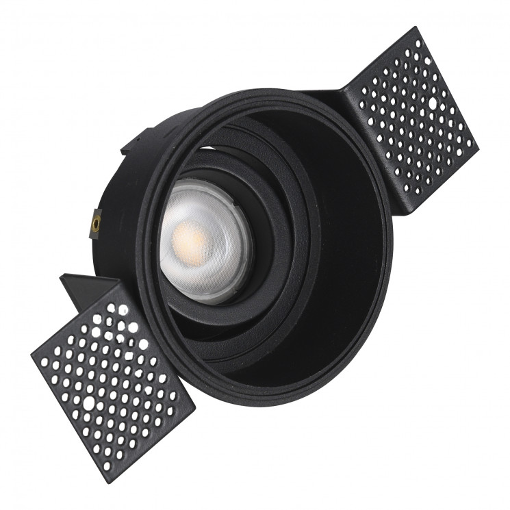 Встраиваемый светильник ST Luce Черный GU10 1*50W IP20 D91,5xH5,2 220V Без ламп      ST262.408.01