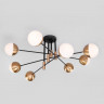 Люстра на штанге Eurosvet 70129/8 латунь NUVOLA