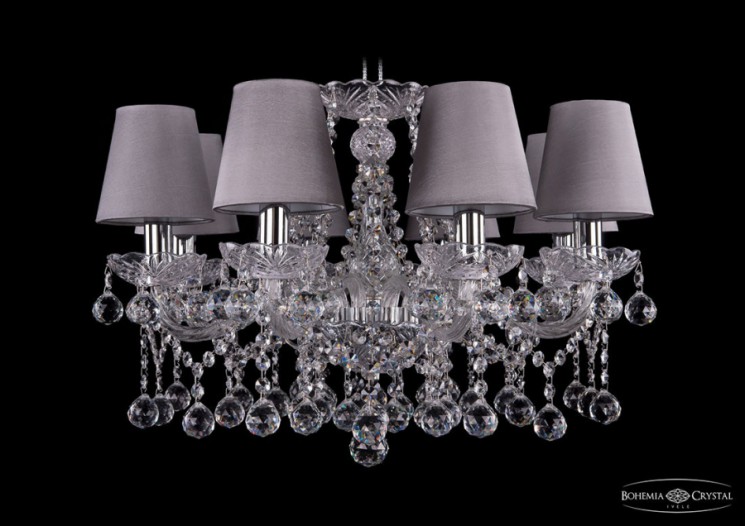 Люстра Bohemia Ivele 1413/8/200/Ni/Balls/SH24