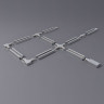 Коннектор Elektrostandard TRCM-1-1-L-CH / Коннектор угловой для однофазного встраиваем Track Silver встраиваемый