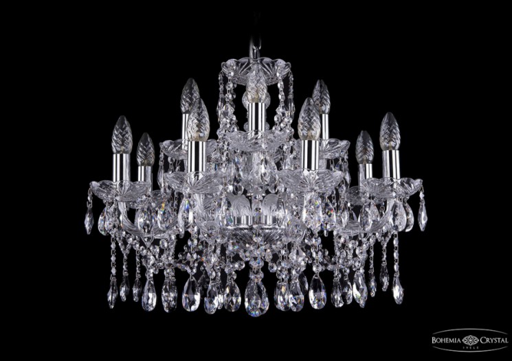 Люстра Bohemia Ivele 1413/8+4/200/Ni