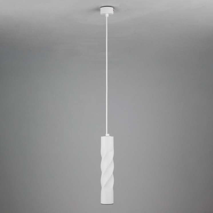 Подвесной светильник Eurosvet 50136/1 LED белый Scroll