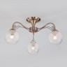 Потолочный светильник  Eurosvet Kristin 30139/3 античная бронза