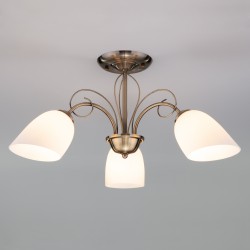 Потолочный светильник  Eurosvet Stefanie 30107/3 античная бронза