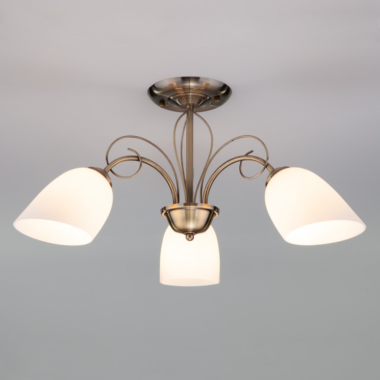 Потолочный светильник  Eurosvet Stefanie 30107/3 античная бронза