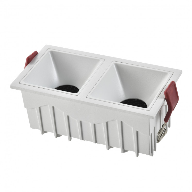 Светильник встраиваемый ST Luce Белый LED 2*10W 60° IP20 L65xW126xH52 85-265V В комплекте     ST757.538.20