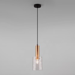 Подвесной светильник Eurosvet Asti 50177/1 черный/бронза