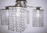 Люстра потолочная Astella 32833-4C 48х48 см Н45 см 4хЕ27 Хром/прозрачный хрусталь(Ск)