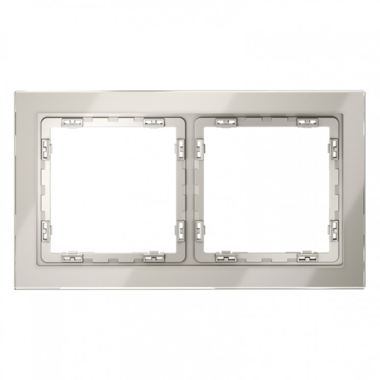 Рамка 2 поста VOLTUM VLS110203 кашемир