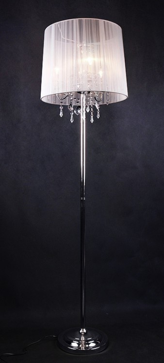 Торшер Eurosvet 2045/3F хром/белый