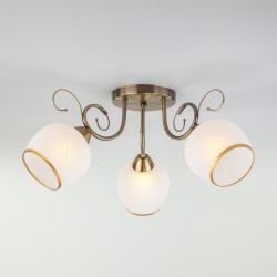 Потолочный светильник  Eurosvet Brooksy 30159/3 античная бронза