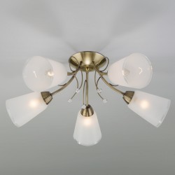 Потолочный светильник  Eurosvet Patrice 30150/5 античная бронза