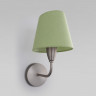 Настенный светильник с тканевым абажуром Eurosvet 60153/1 никель Milos
