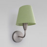 Настенный светильник с тканевым абажуром Eurosvet 60153/1 никель Milos