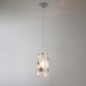 Подвесной светильник  Eurosvet Flower 10083/1 хром/прозрачный хрусталь Strotskis