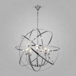 Подвесная люстра Eurosvet 60139/8 хром SANTI