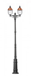Уличный фонарный столб YAOHUALUX 84310cA E7 02 Bl MADRID-COOPER