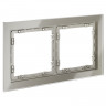 Рамка 2 поста VOLTUM VLS110204 шелк