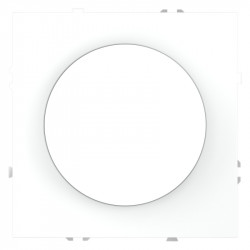 Светорегулятор встраиваемый S70 поворотно-нажимной 600 Вт, VOLTUM VLS070302 белый матовый