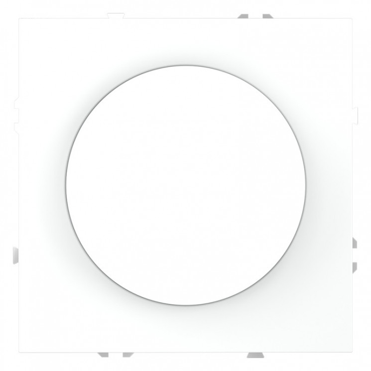 Светорегулятор встраиваемый S70 поворотно-нажимной 600 Вт, VOLTUM VLS070302 белый матовый