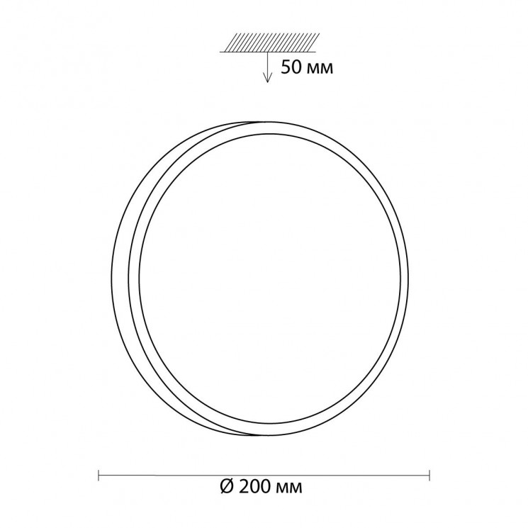 Светильник потолочный светодиодный Сонекс SMALLI 3012/AL
