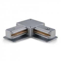 Коннектор Elektrostandard TRC-1-1-L-CH / Коннектор угловой для однофазного шинопровода Track Silver