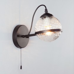 Настенный светильник Eurosvet 70081/1 черный Livia