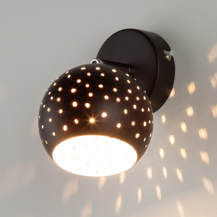 Настенный светильник Eurosvet 20059/1 черный Shadow