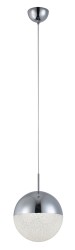 Светильник подвесной Crystal Lux PIO SP1 D150 CHROME