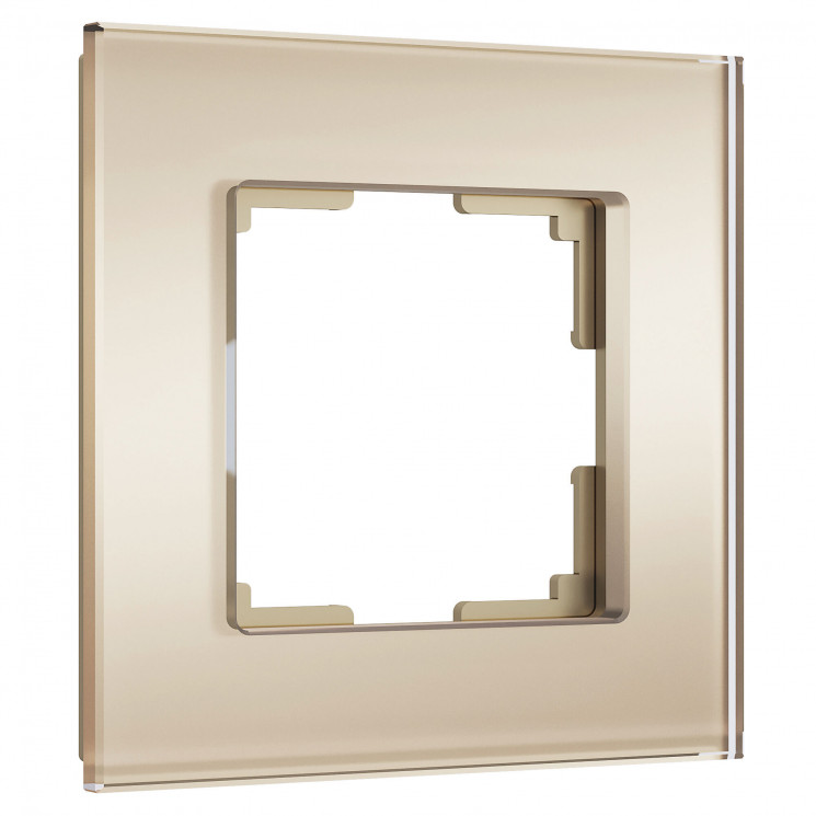 Рамка на 1 пост Senso (шампань, стекло soft-touch) Werkel W0013111