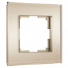 Рамка на 1 пост Senso (шампань, стекло soft-touch) Werkel W0013111
