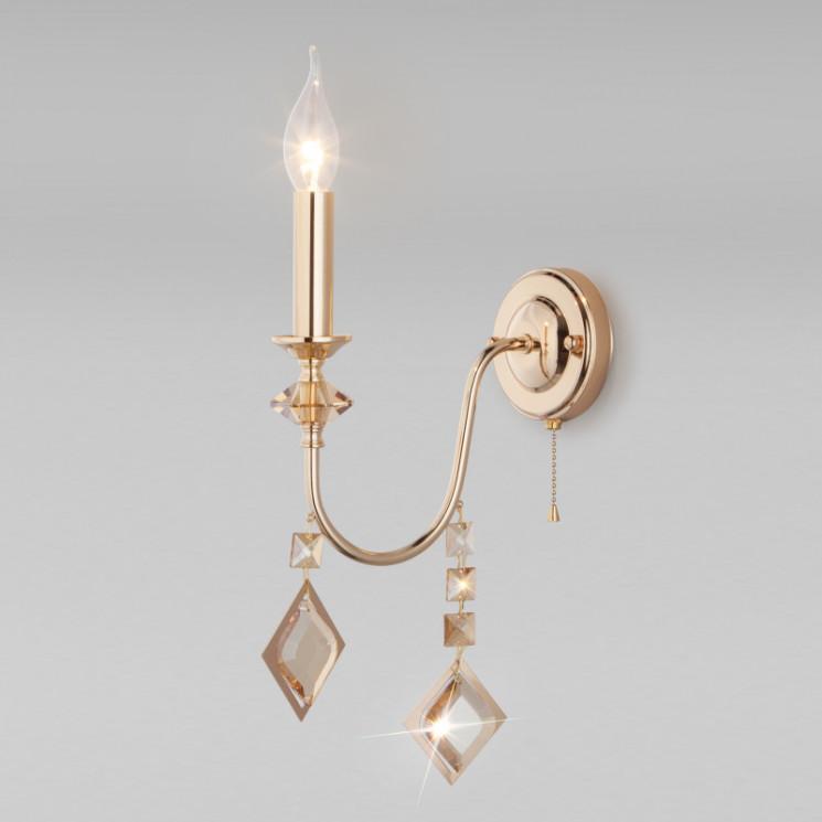 Бра Eurosvet 10120/1 золото/тонированный хрусталь Strotskis (10110/1) Telao