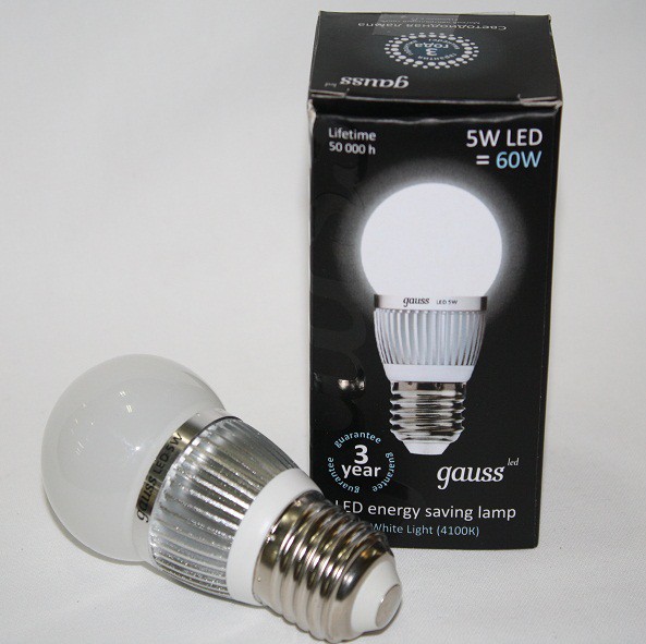 Лампа Gauss LED ЕВ105102205 Globe 5W E27 4100K
