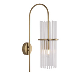 Светильник настенный ST-Luce латунь/прозрачный E14 1*40W SL6145.301.01 TASSE