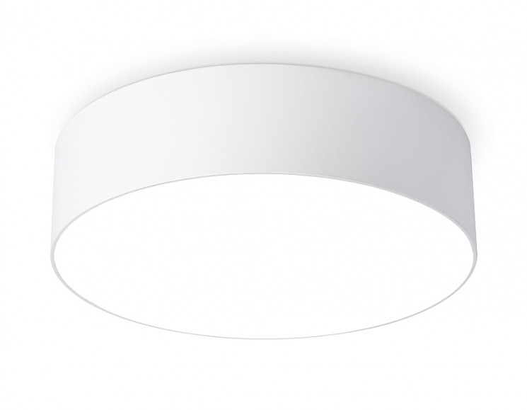 Потолочный светодиодный светильник Ambrella light FV5516 WH белый LED 18W 4200K D160*58 (Без ПДУ)