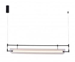Kink Light 08021-120P,19 Подвес Аника черный w120*10 h150 Led 25W (3000K)