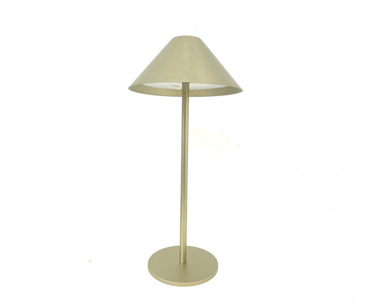 Kink Light 07100-T,36 Настольная лампа диммируемая Лагура шампань d15 h31,5 Led 3W (3000K) автономная работа от 7ч