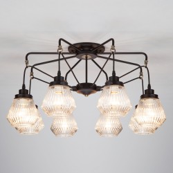 Потолочный светильник Eurosvet 70078/8 черный Fregata