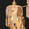 Потолочный светильник  Eurosvet Scoppio 10101/5 перламутровое золото/прозрачный хрусталь Strotskis