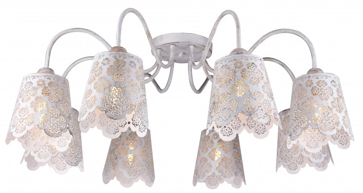 Светильник потолочный Arte lamp A2032PL-8WG JULIA