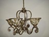Люстра Sneha 30564/5 AB 5хЕ27 Бронза/бежевое стекло с разводами(Ск)