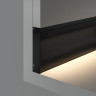 Алюминиевый профиль к светодиодной ленте Maytoni Technical(Led Strip) плинтус с подсветкой 80x18 ALM-8018-B-2M