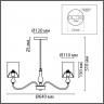 Люстра подвесная LUMION 6590/5 CLASSI