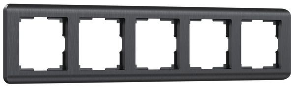 Рамка на 5 постов Werkel Stream Графит W0052104